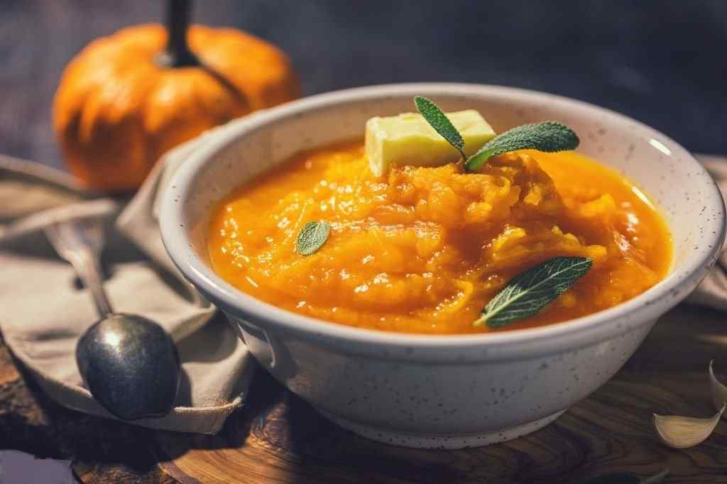 Steamed Pumpkin And Pear Puree